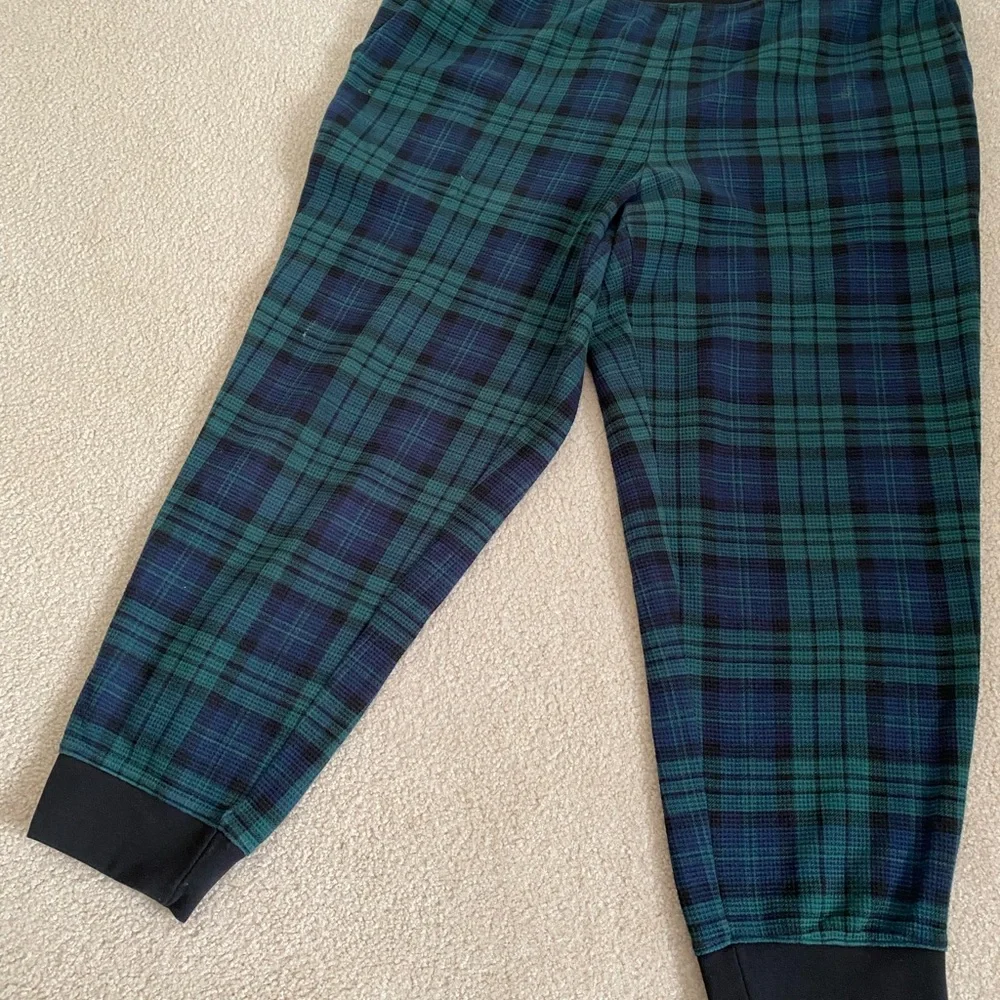 Lands end PJ's in Black watch Plaid - Picture 3 of 3